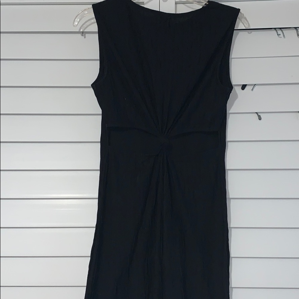 Volcom Black Simple Dress Two Back Cut